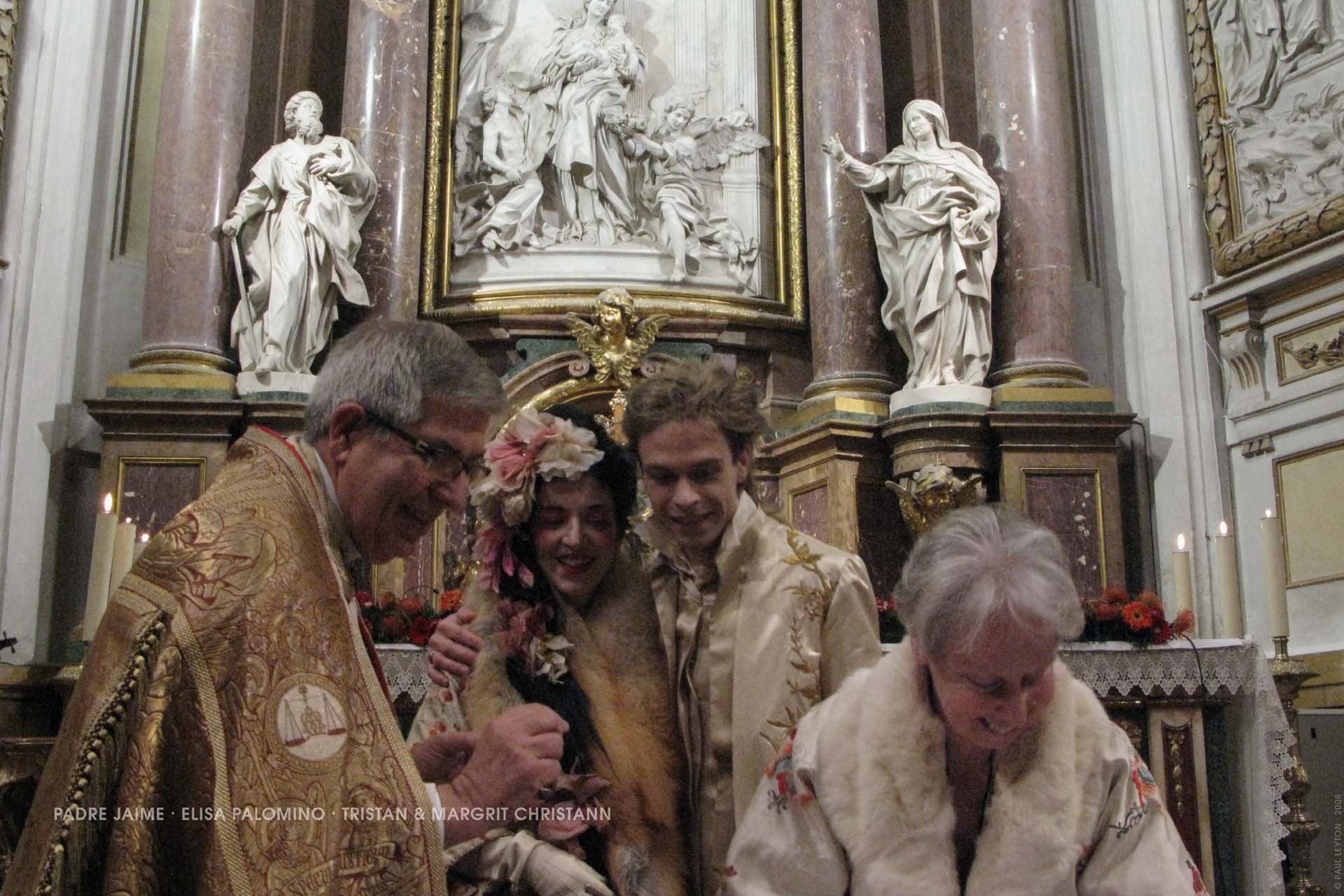 Tristan Christann+Elisa Palomino_19 Padre Jaime, Elisa Palomino, Tristan, Margrit Christann